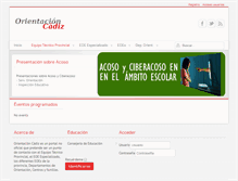 Tablet Screenshot of orientacioncadiz.com